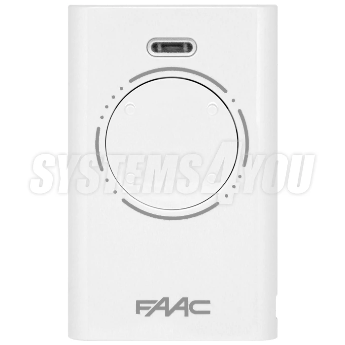 Télécommande FAAC XT4 433 SLH - Blanc